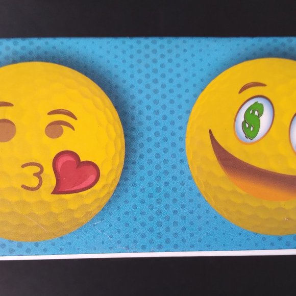 Emoji golf balls pack of 12 - see full description - Picture 12 of 13